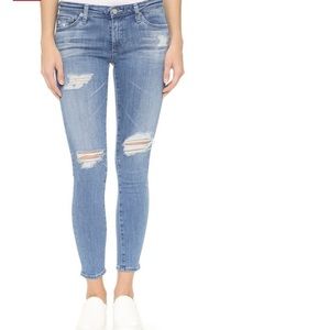 AG The Legging Ankle Jeans in 10 Yr Cloudy Sky